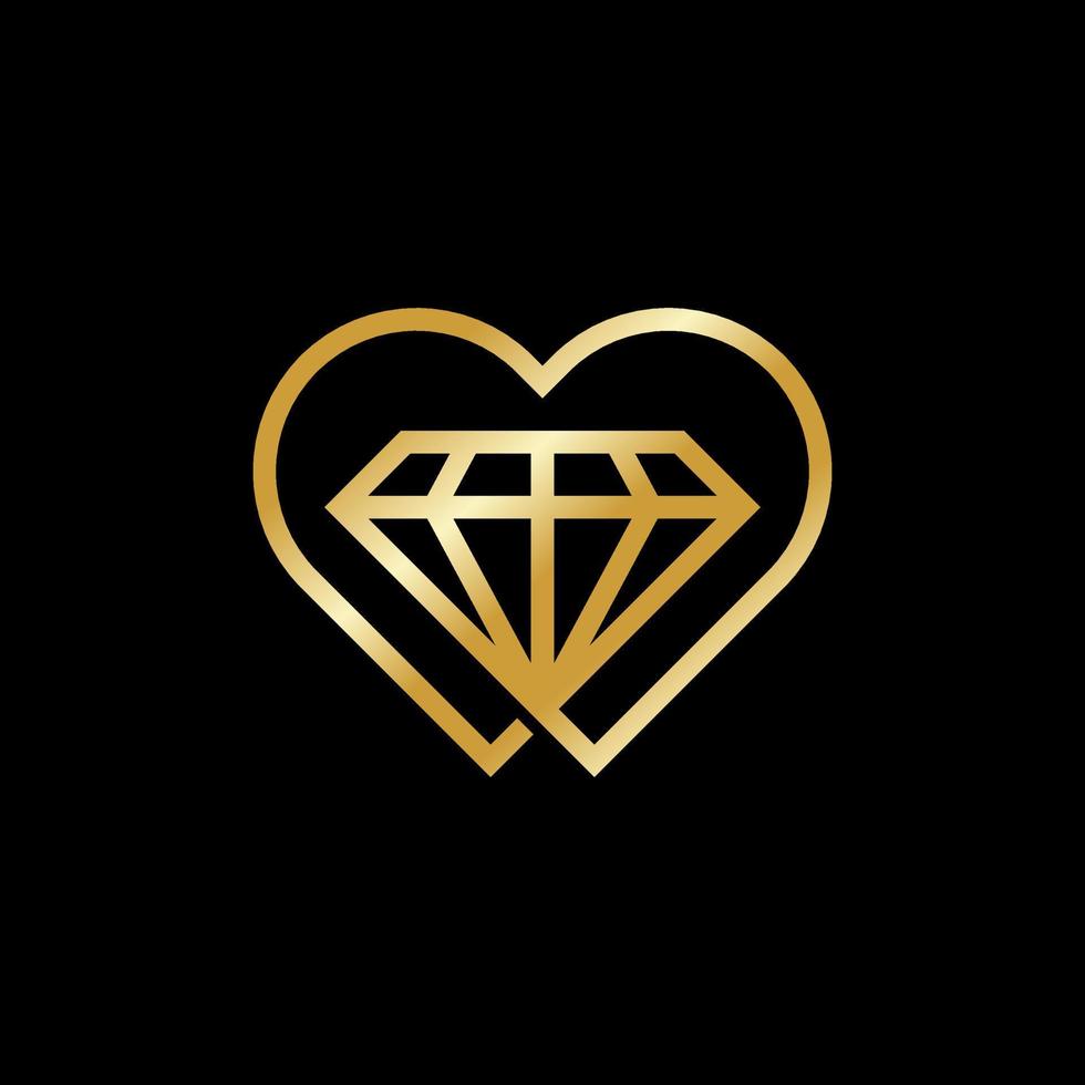 Diamond Jewellery Logo Design Vector Template