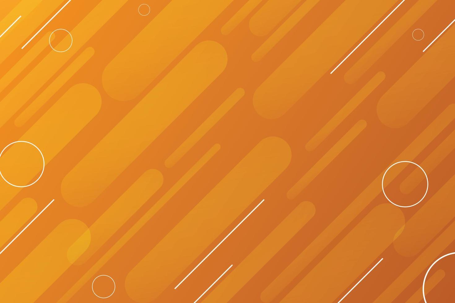 Abstract orange background with lines and halftone effect vector