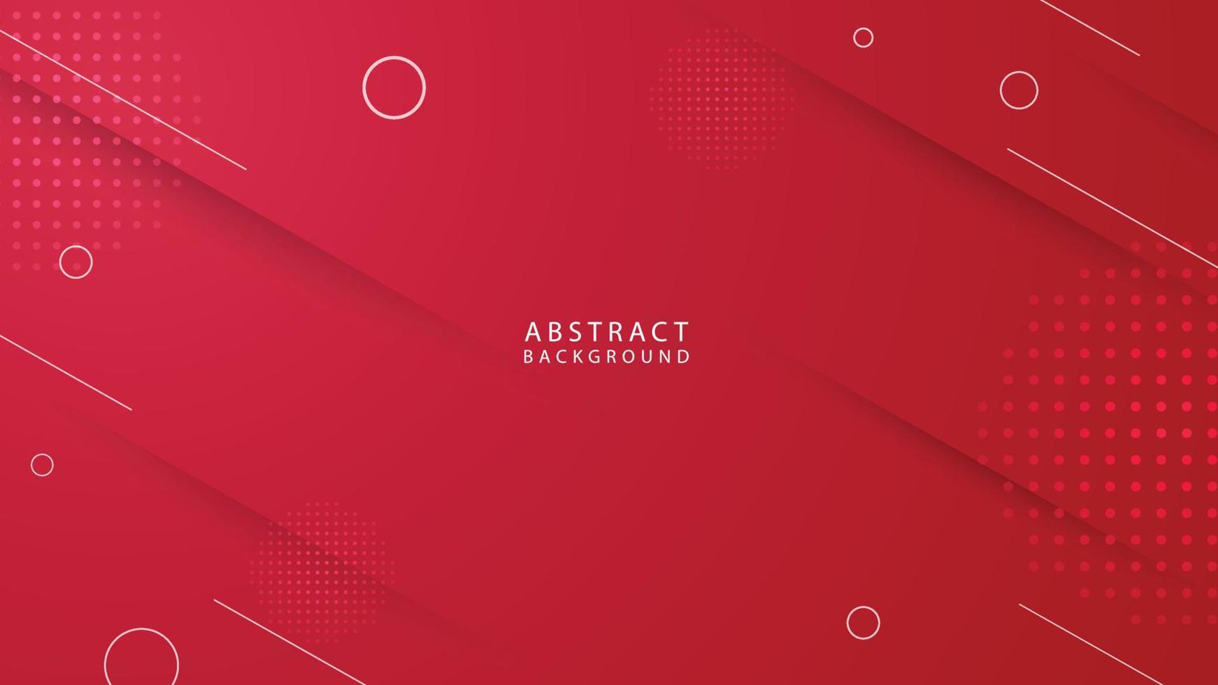 Elegant modern abstract design background in red gradient color vector