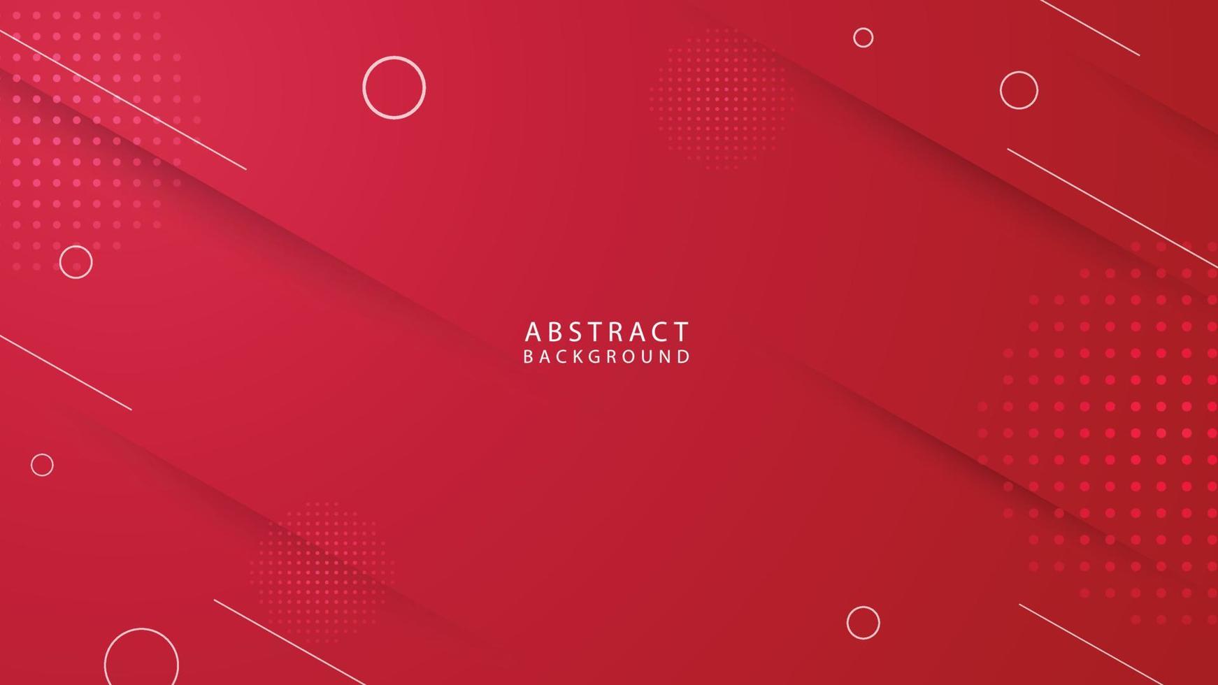 elegante fondo de diseño abstracto moderno en color degradado rojo vector