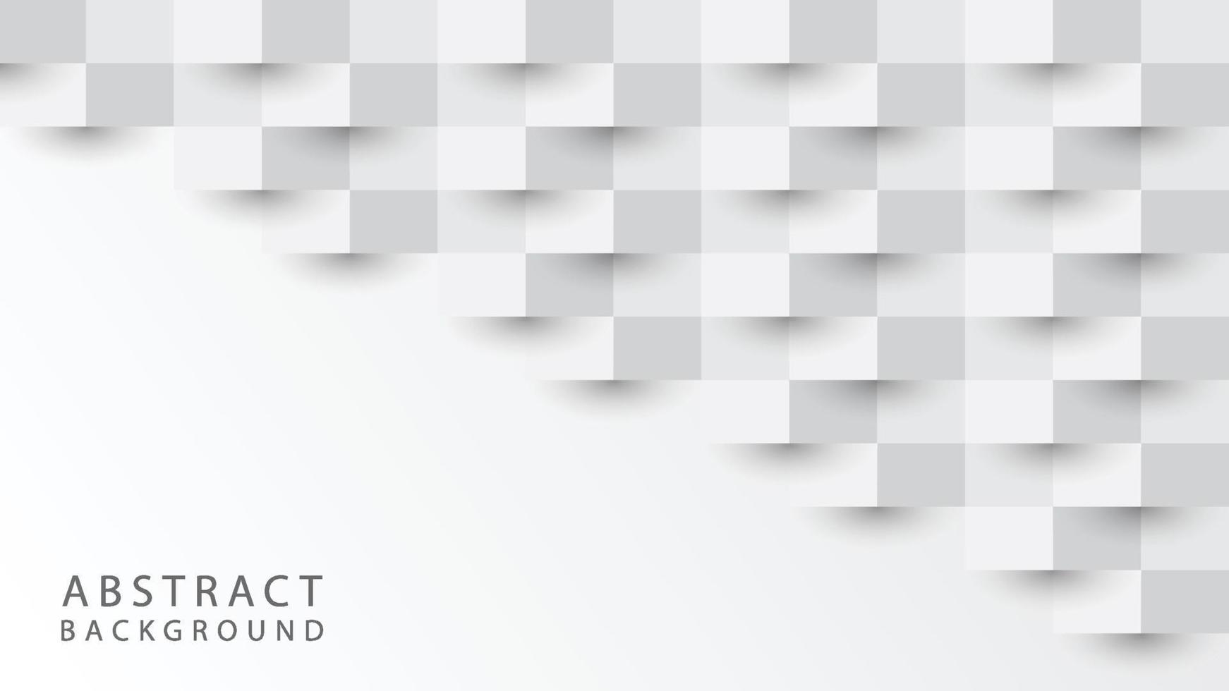 fondo abstracto blanco en diseño 3d vector