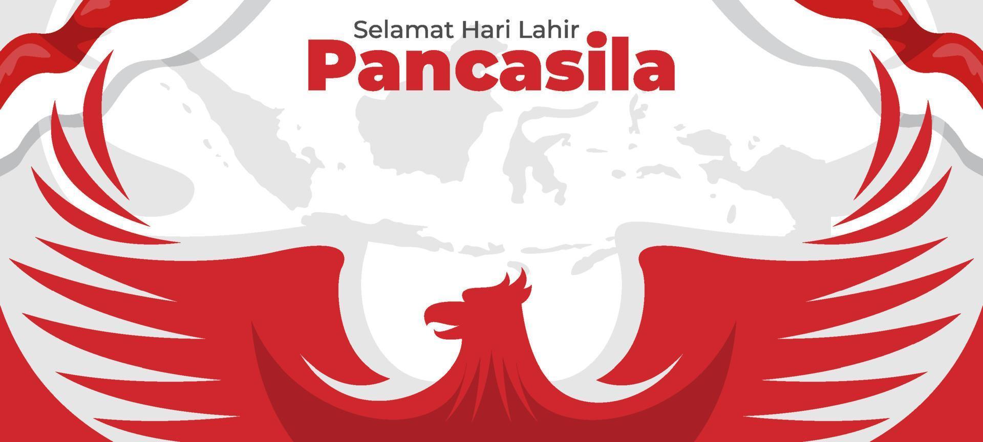 Pancasila Day Background vector