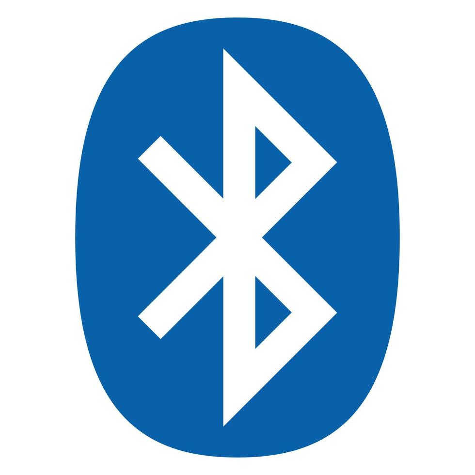 Bluetooth flat icon vector