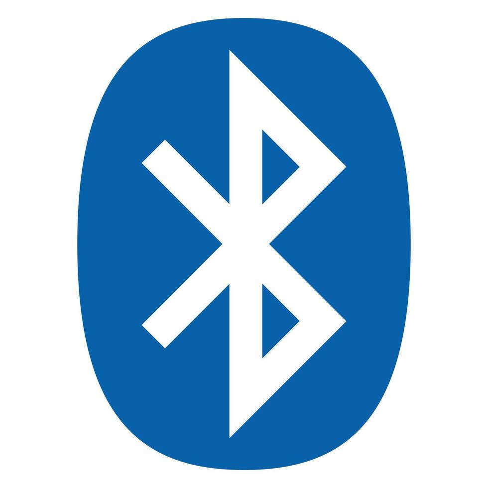 Bluetooth flat icon vector