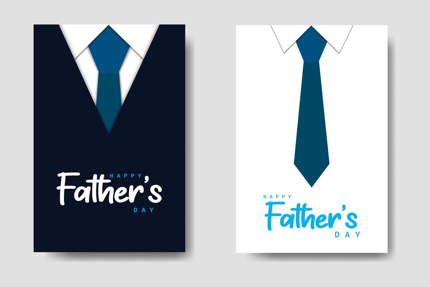 Happy Fathers Day Bundle Template vector