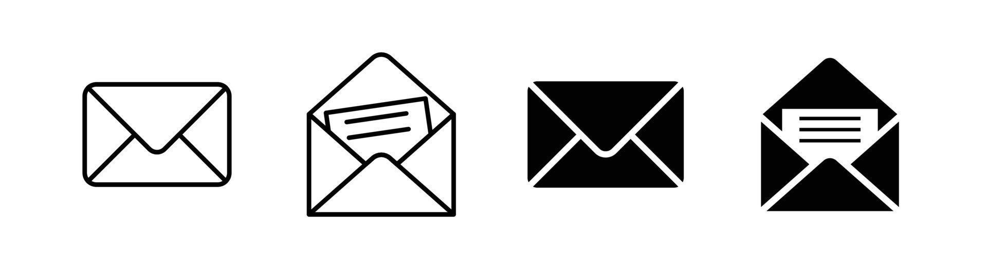 Envelope icon design element suitable for websites, print design or app vector