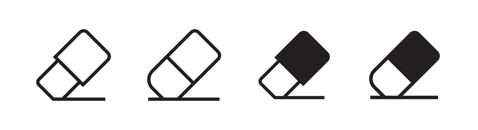 Eraser icon design element suitable for websites, print design or app vector