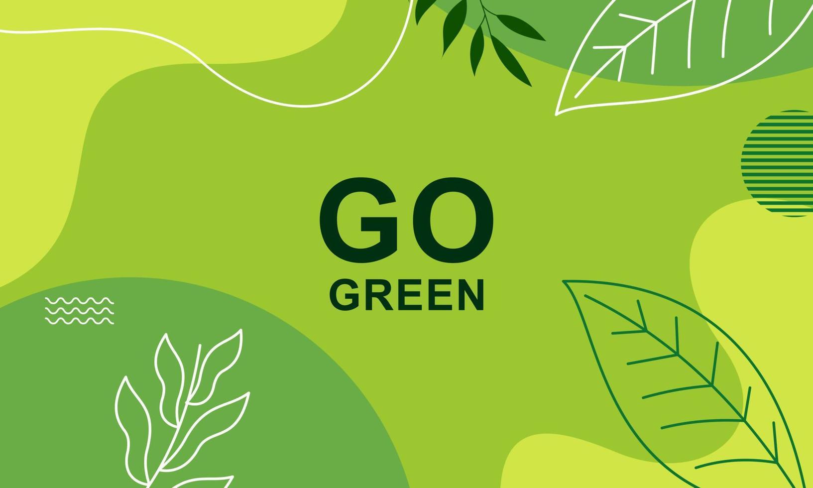 Earth Day posters with green backgrounds 7620338 Vector Art at Vecteezy