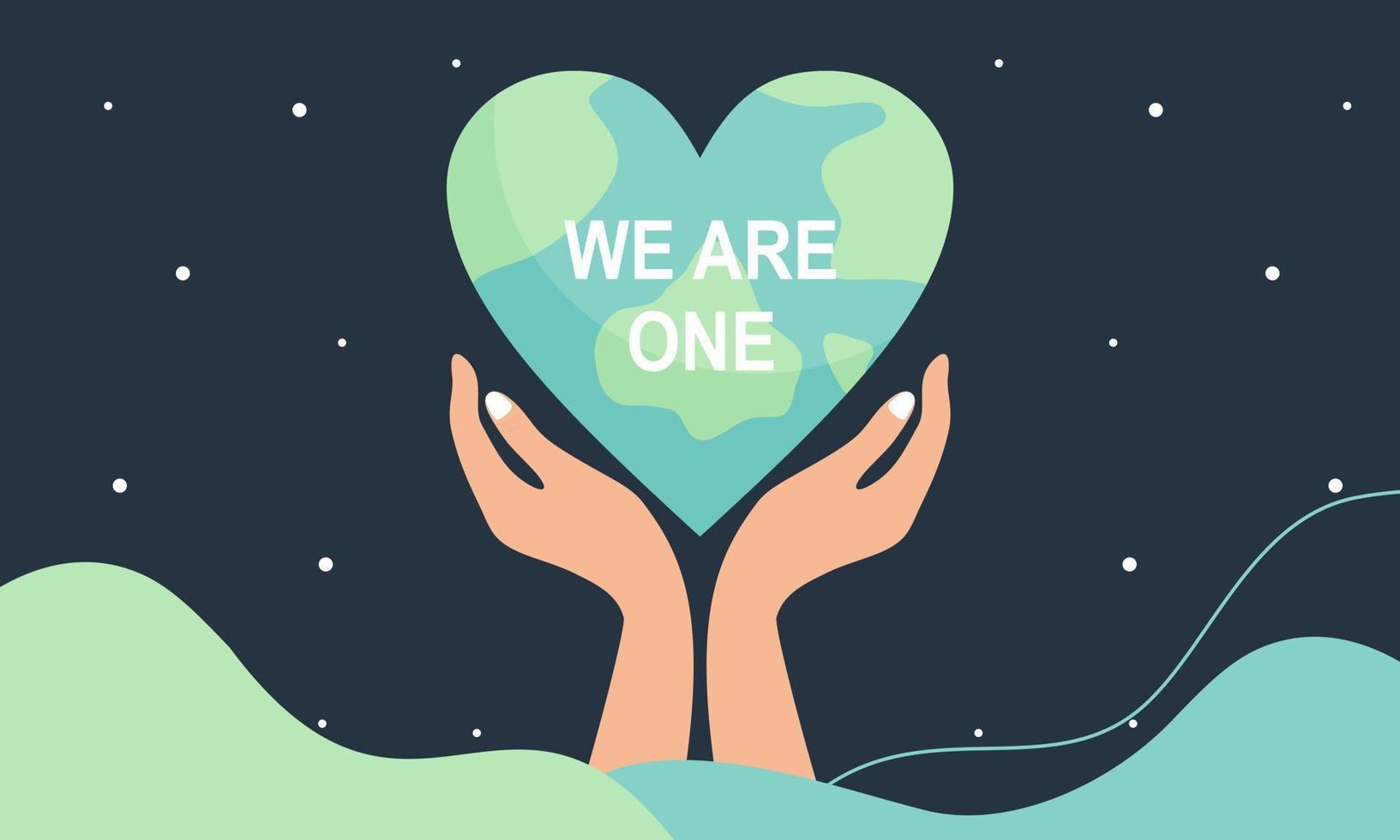 Earth Day posters with green backgrounds vector