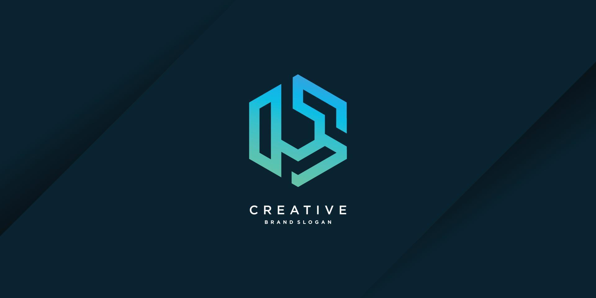 Logo B with creative unique concept for company, person, technology, vector part 2