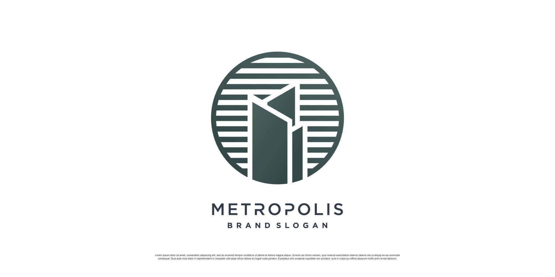 Building logo concept with creative unique style Premium Vector part 4
