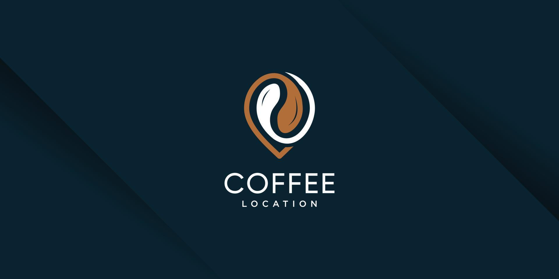 plantilla de logotipo de café con elementos creativos para negocio premium vector parte 2