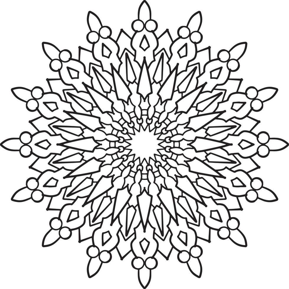 ilustraciones de mandala real para decoración, diseño, tatuaje, paz vector