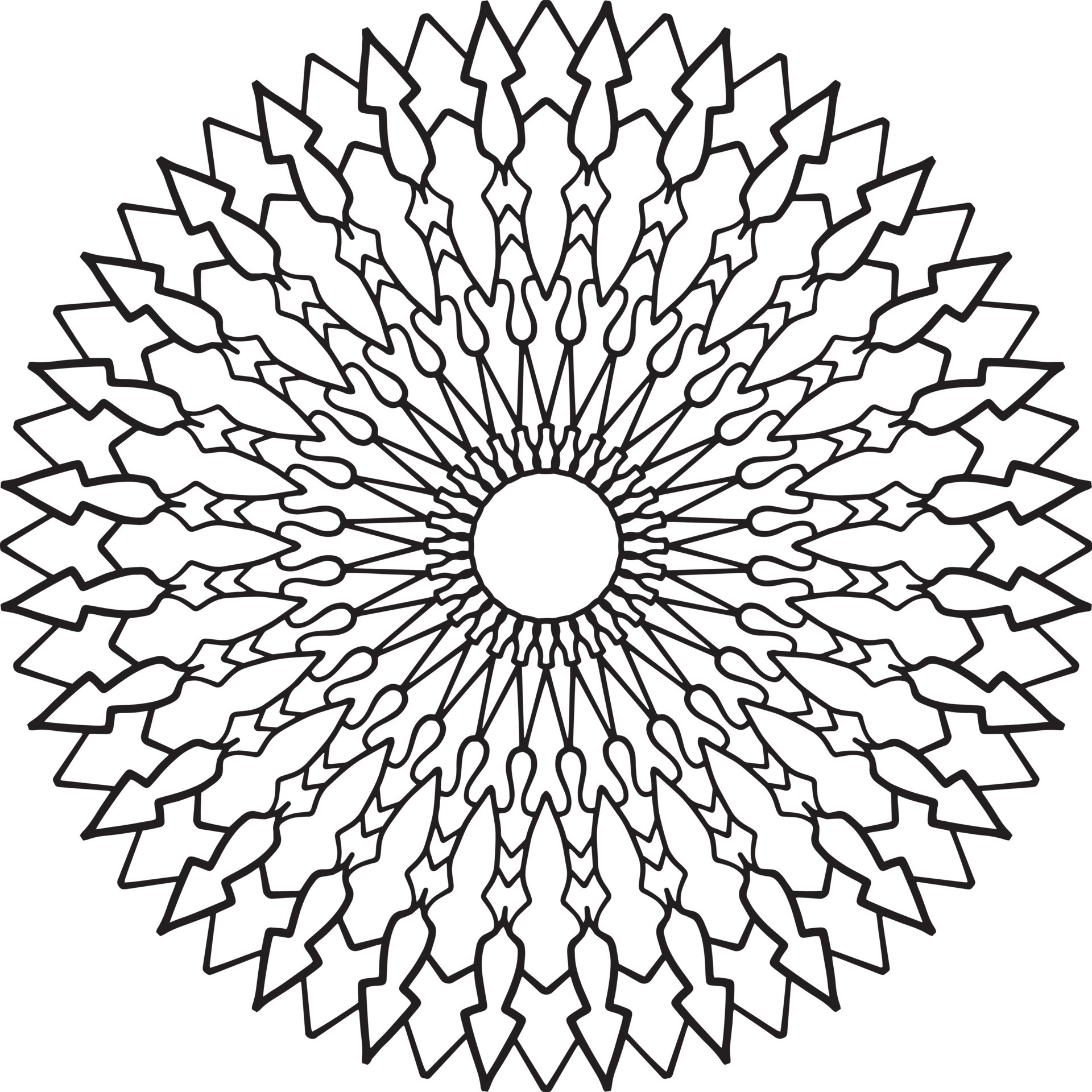 Mandala black and white design with royal artwork 7621988 Vector Art at