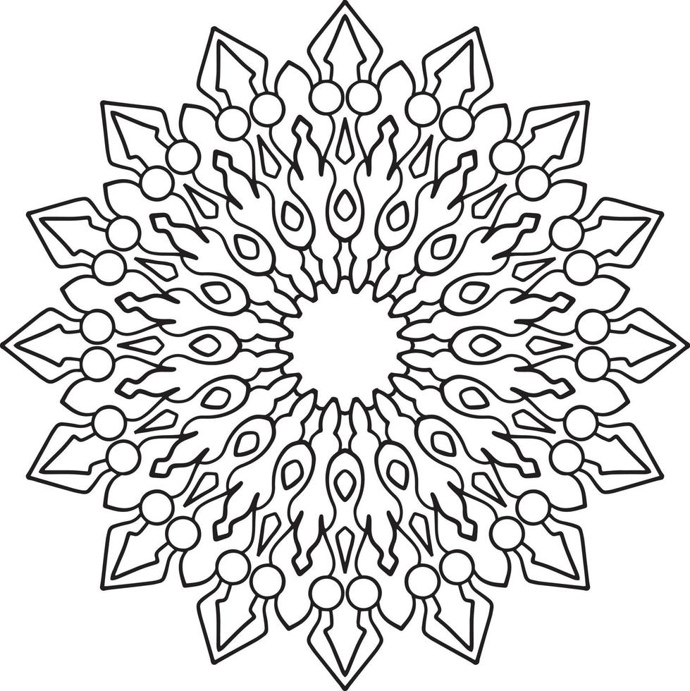 ilustraciones de mandala real para decoración, diseño, tatuaje, paz vector