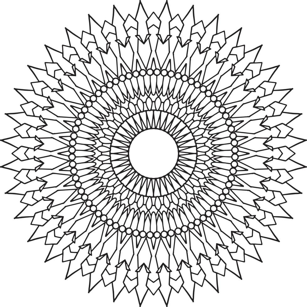 ilustraciones de mandala real para decoración, diseño, tatuaje, paz vector