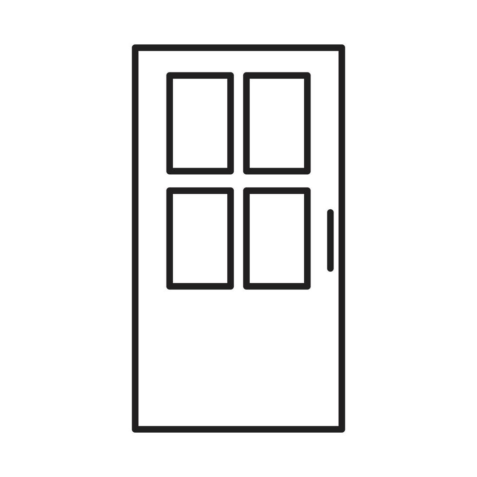 door vector for website symbol icon presentation