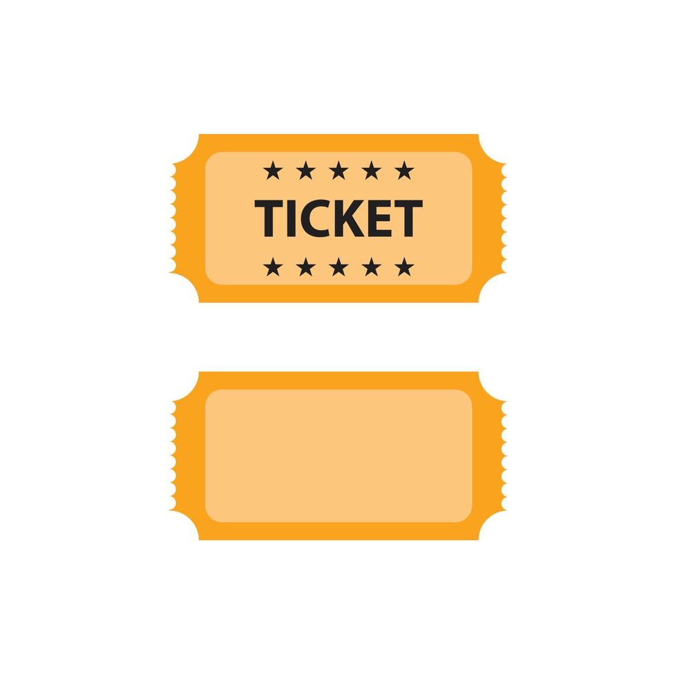 ticket vector for website symbol icon