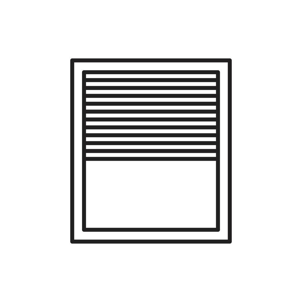 window vector for website symbol icon presentation