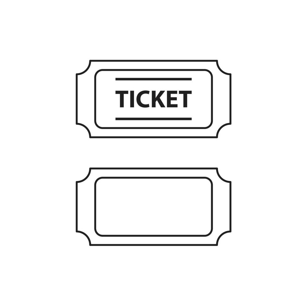 ticket vector for website symbol icon