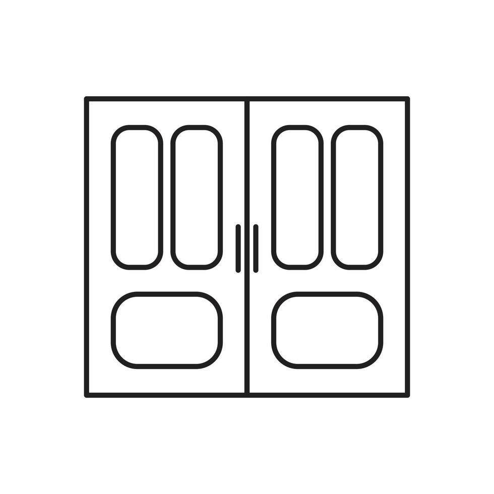 door vector for website symbol icon presentation