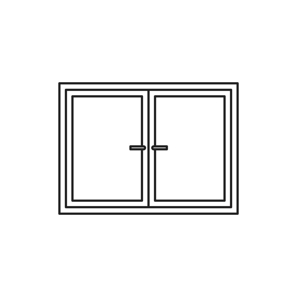 window vector for website symbol icon presentation
