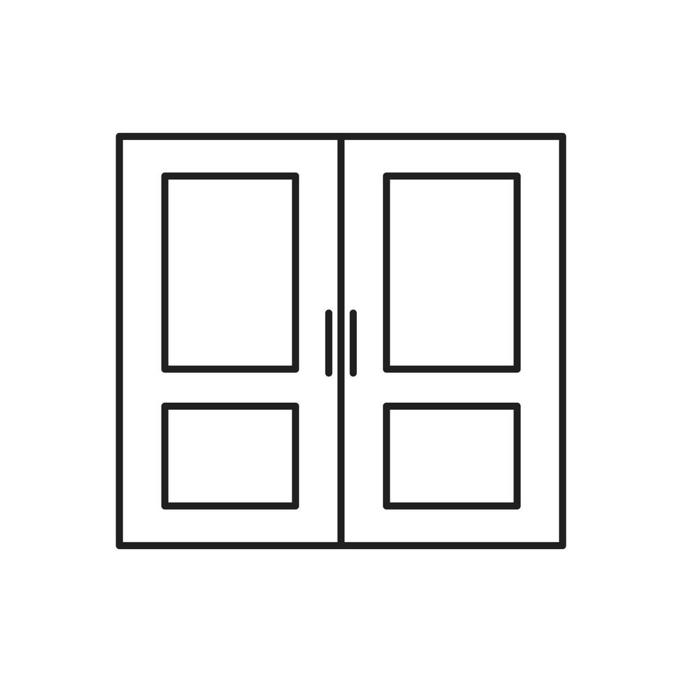 door vector for website symbol icon presentation