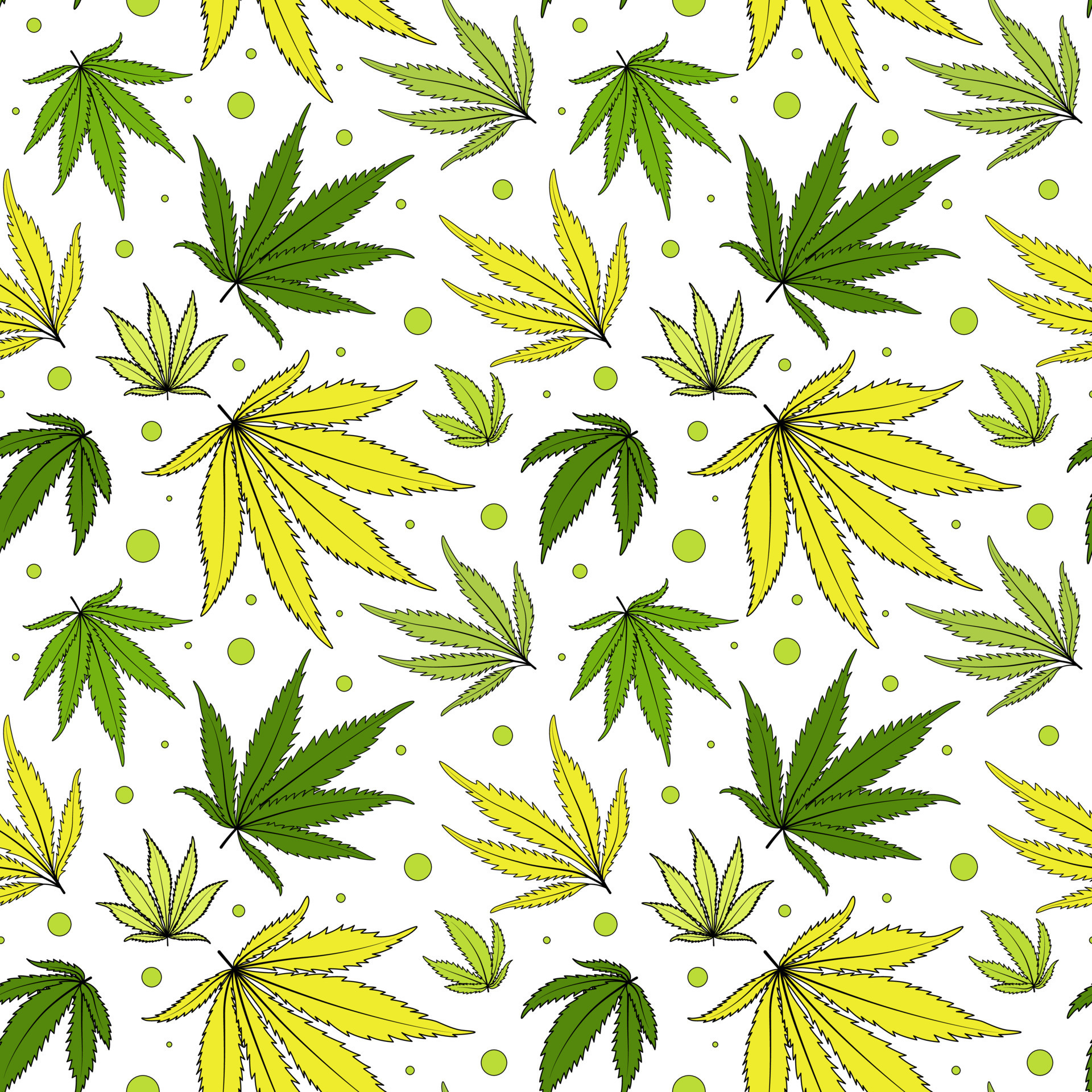 Marijuana Leaf Background Pattern Marijuana Leaf Background Pattern