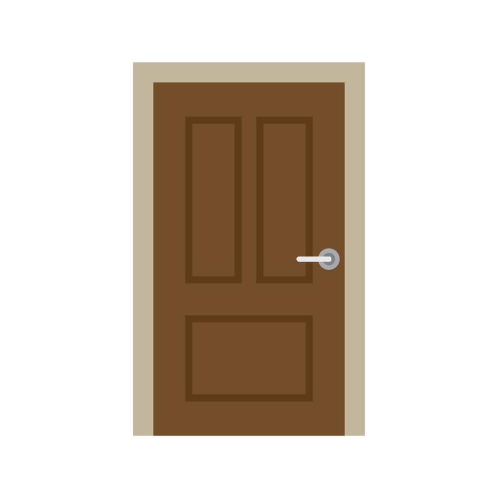 vector de puerta para presentación de icono de símbolo de sitio web