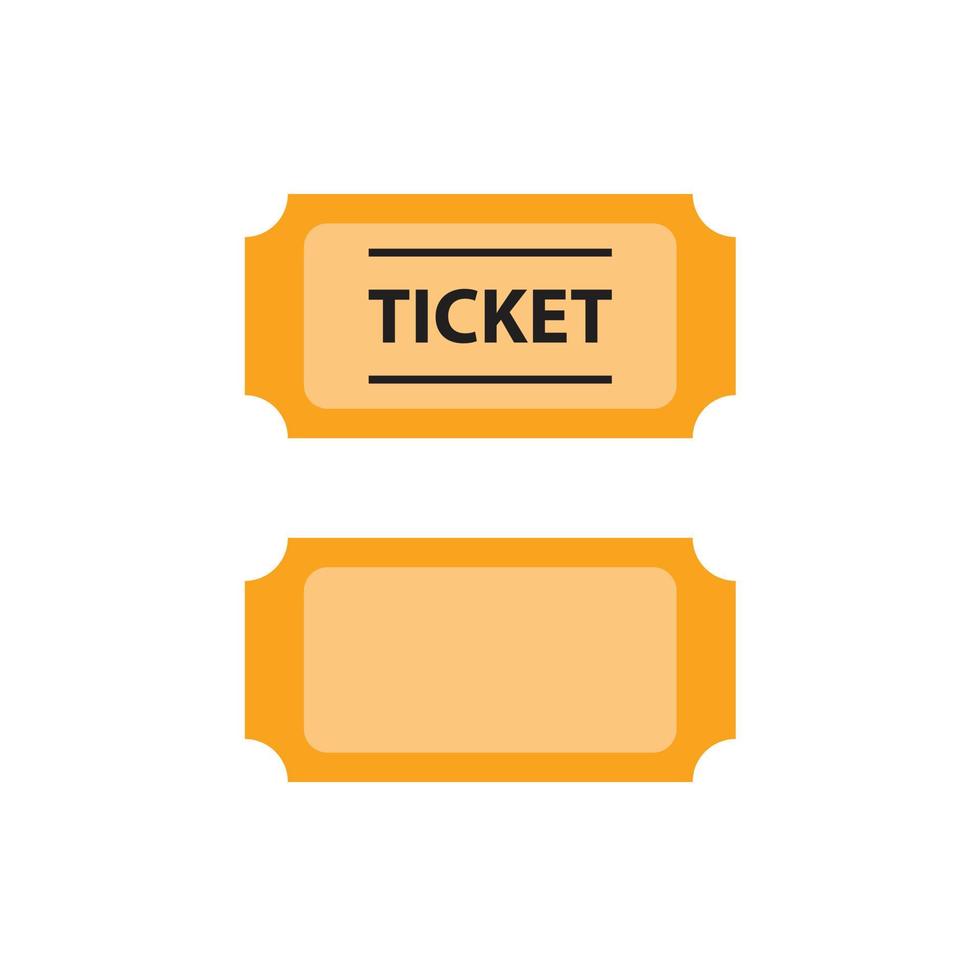 ticket vector for website symbol icon