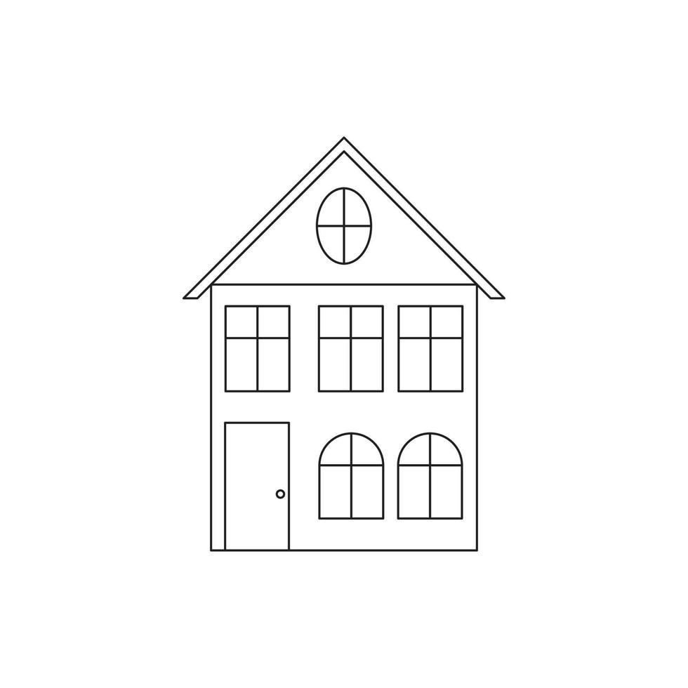 house vector for website symbol icon presentation