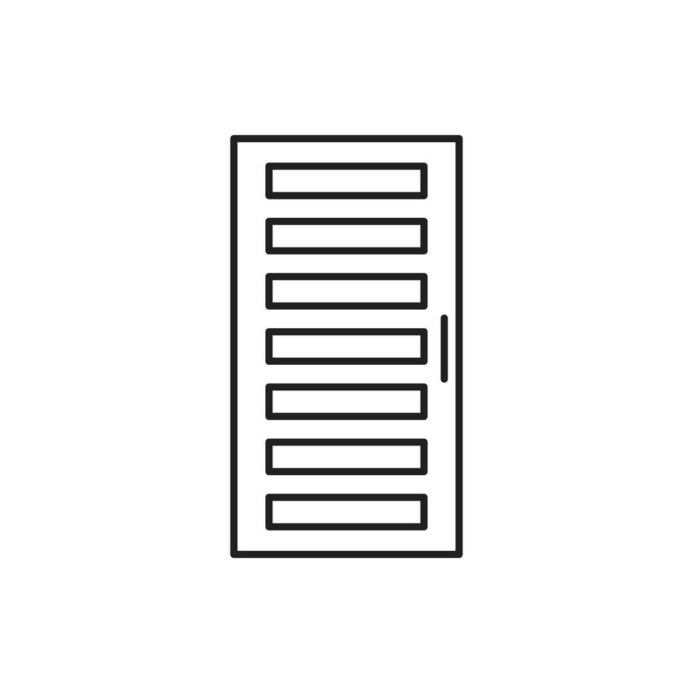 door vector for website symbol icon presentation
