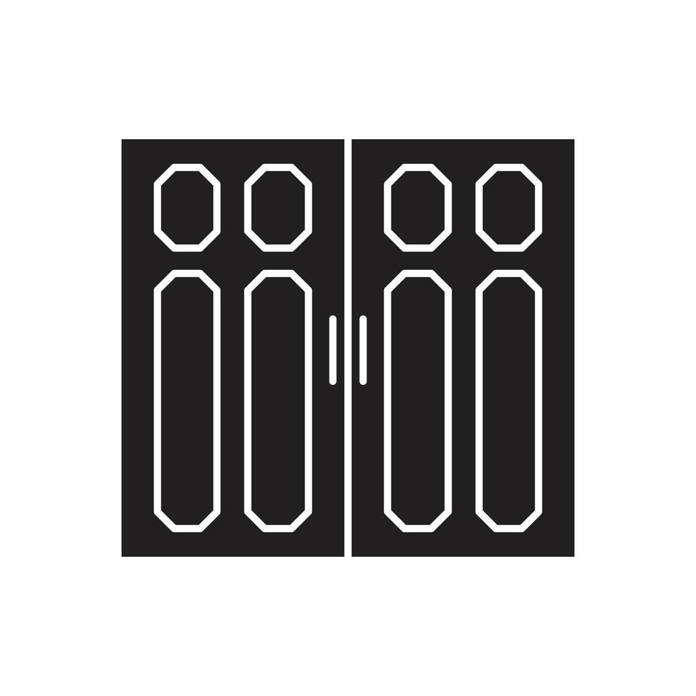 door vector for website symbol icon presentation