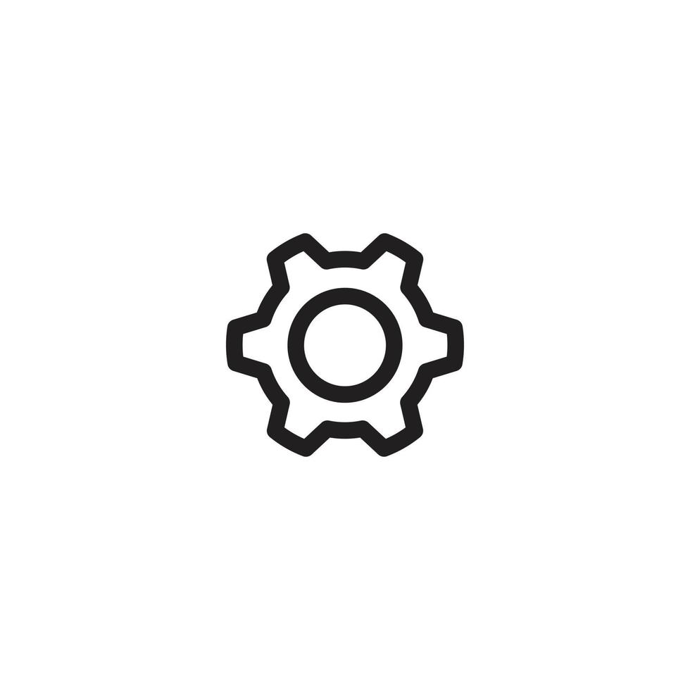 Gear Setting vector for website symbol icon presentation