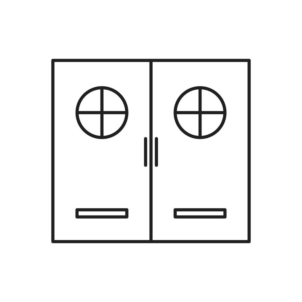 door vector for website symbol icon presentation