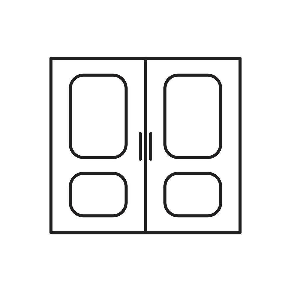 door vector for website symbol icon presentation