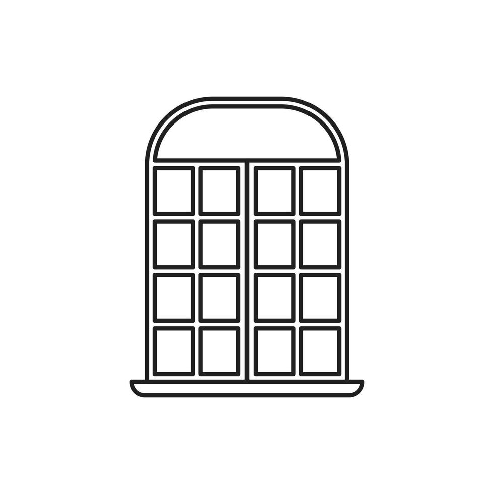 window vector for website symbol icon presentation