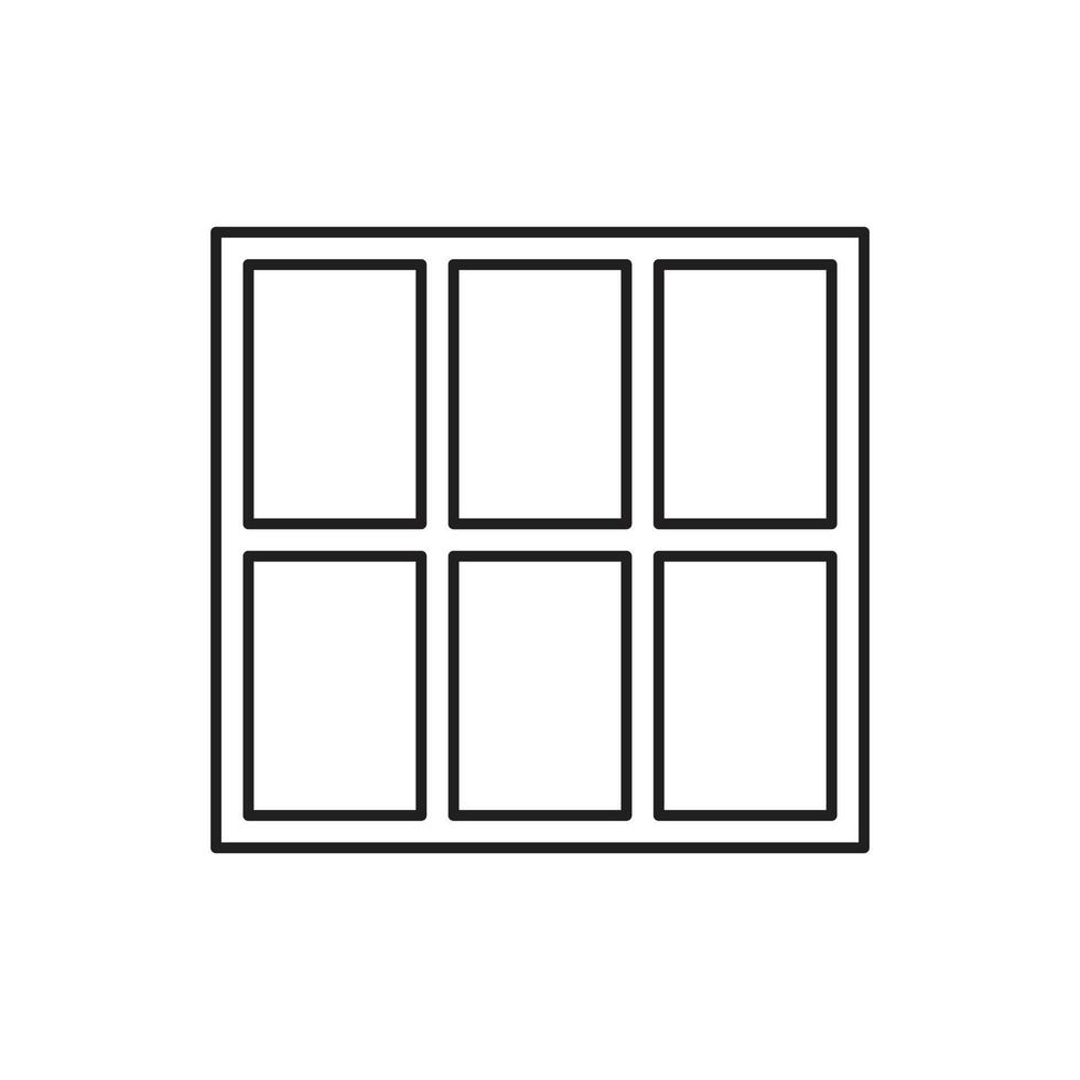 window vector for website symbol icon presentation