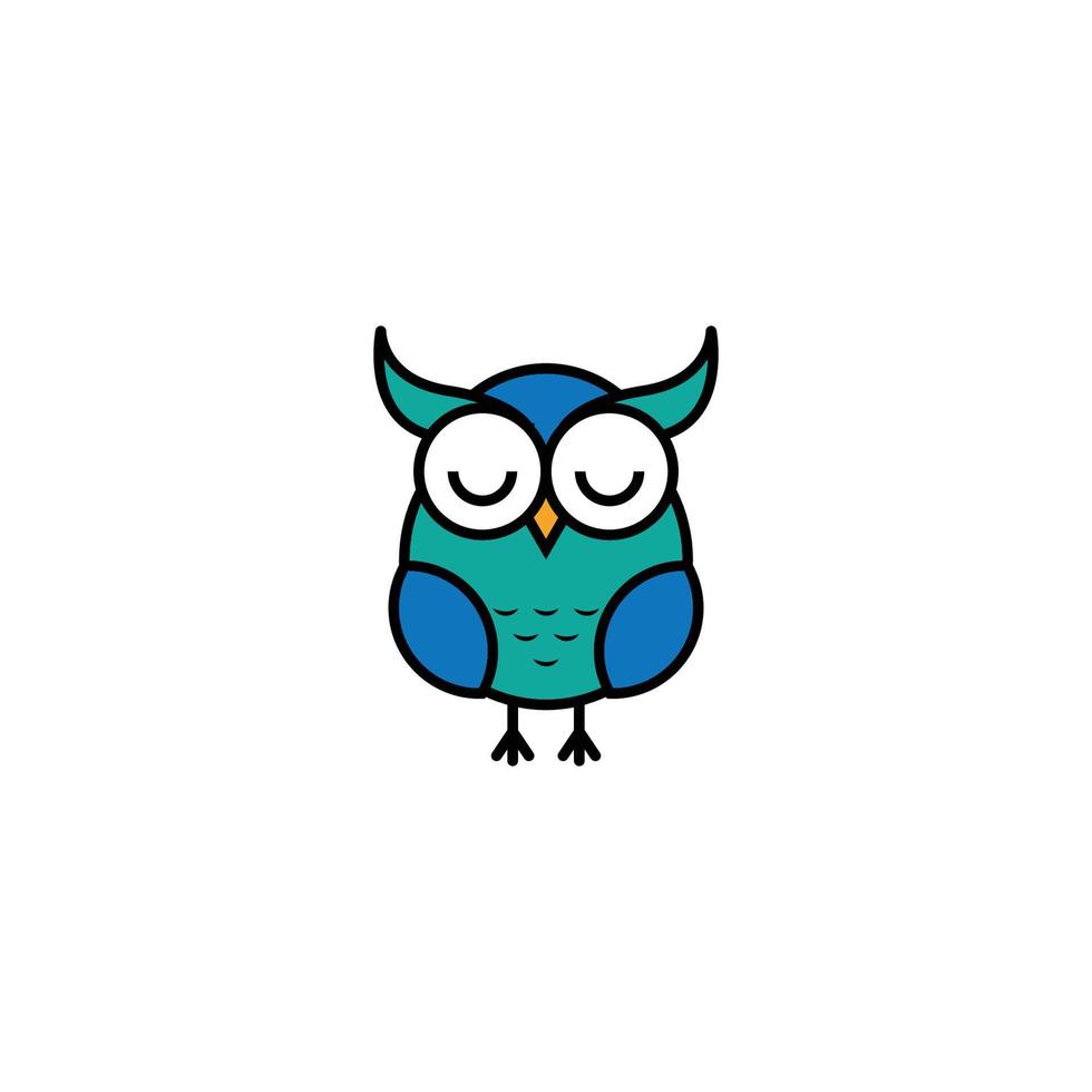 Modern Owl Logo Design. owl with cap and diploma good for companies, schools and colleges. Vector art illustration.