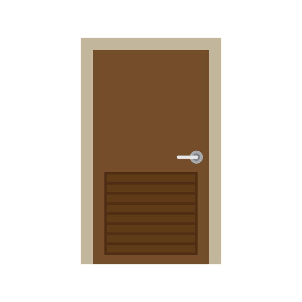 vector de puerta para presentación de icono de símbolo de sitio web