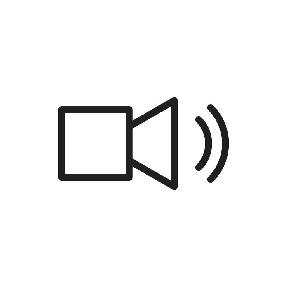 sound audio icon vector for website symbol presentation