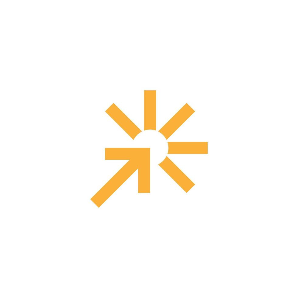 Energi with arrow logo vector design