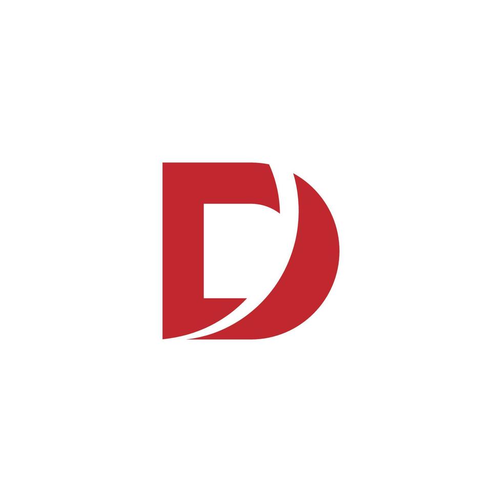 diseño de logotipo letra d para contabilidad y finanzas vector