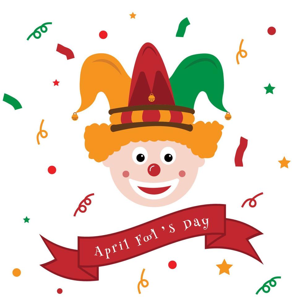 April fools day with surprise icons. Good For greeting cards, banners, flyers, etc. vector art illustration design