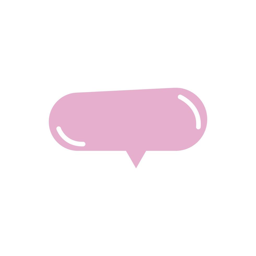 cute speech bubbles vector design