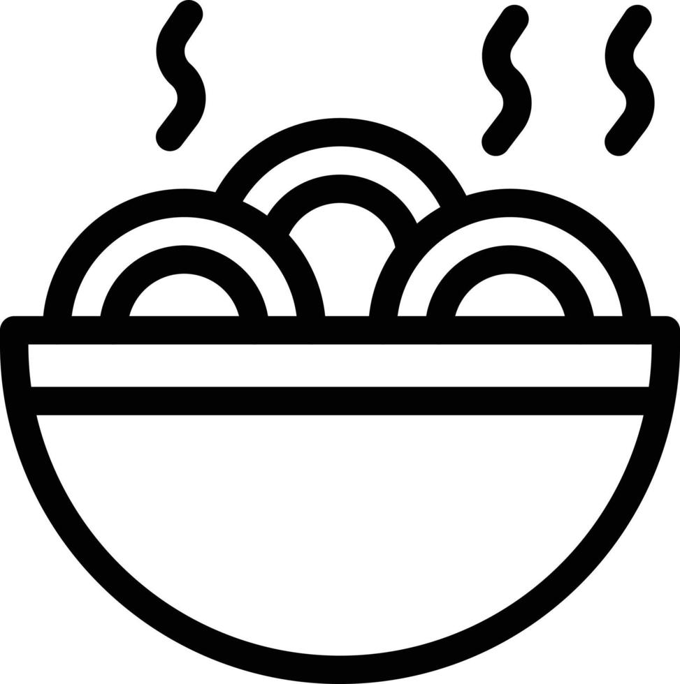 ilustración vectorial de fideos en un fondo. símbolos de calidad premium. iconos vectoriales para concepto y diseño gráfico. vector