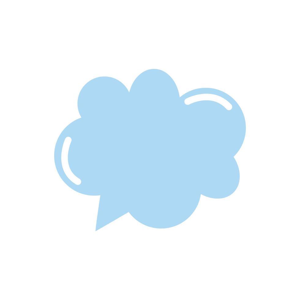 cute speech bubbles vector design