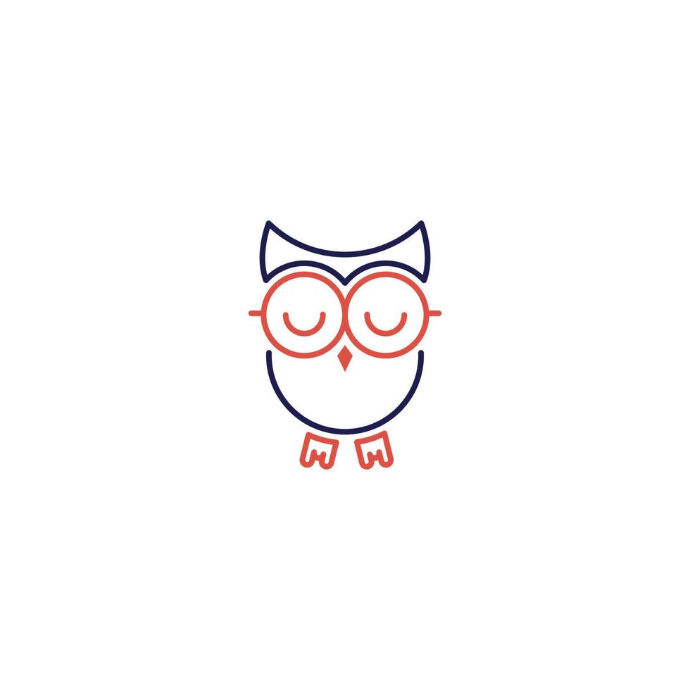 Modern Owl Logo Design. owl with cap and diploma good for companies, schools and colleges. Vector art illustration.