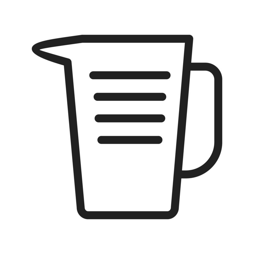 Pitcher Line Icon vector