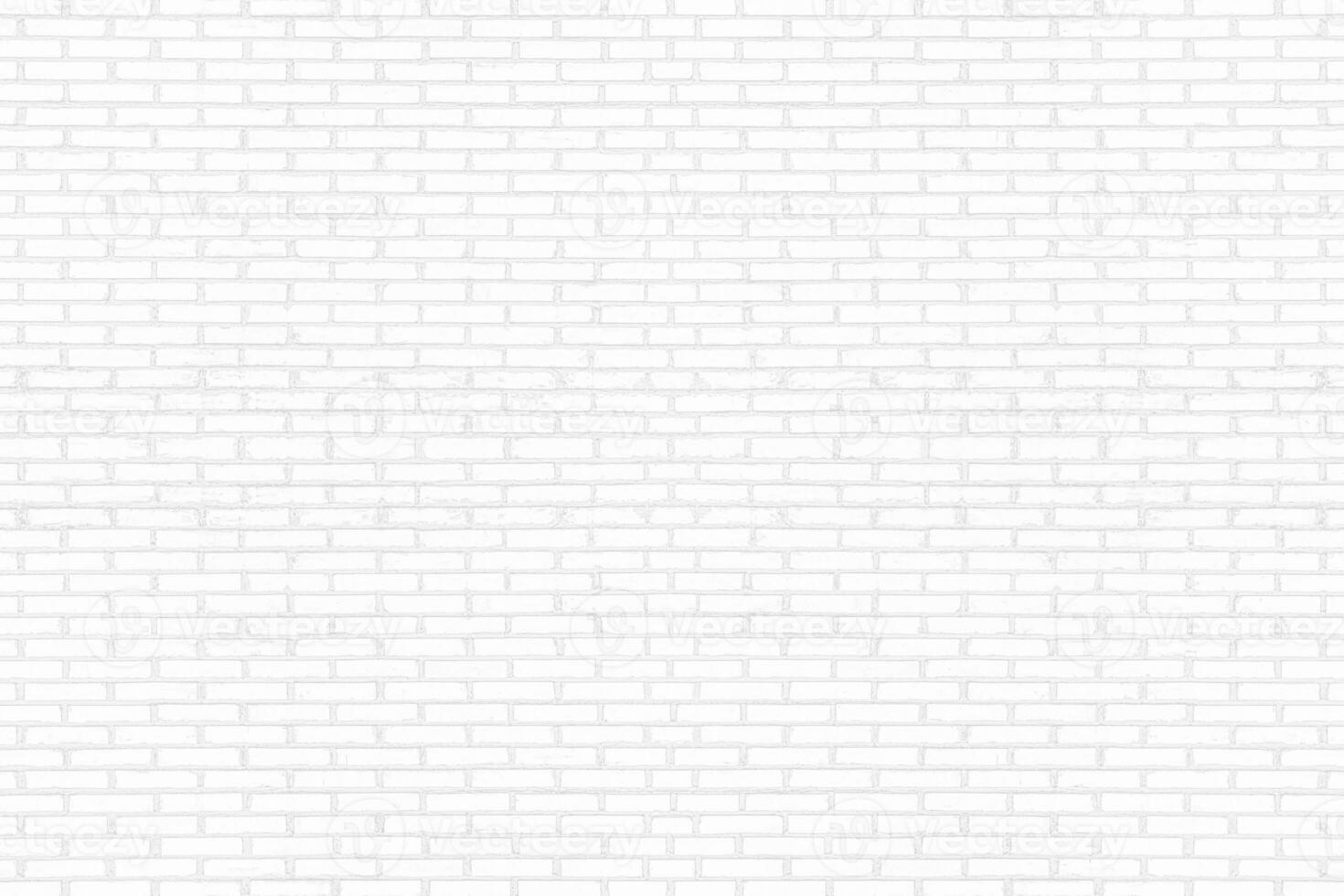 Modern white brick wall texture background. Abstract brickwork for backdrop. photo